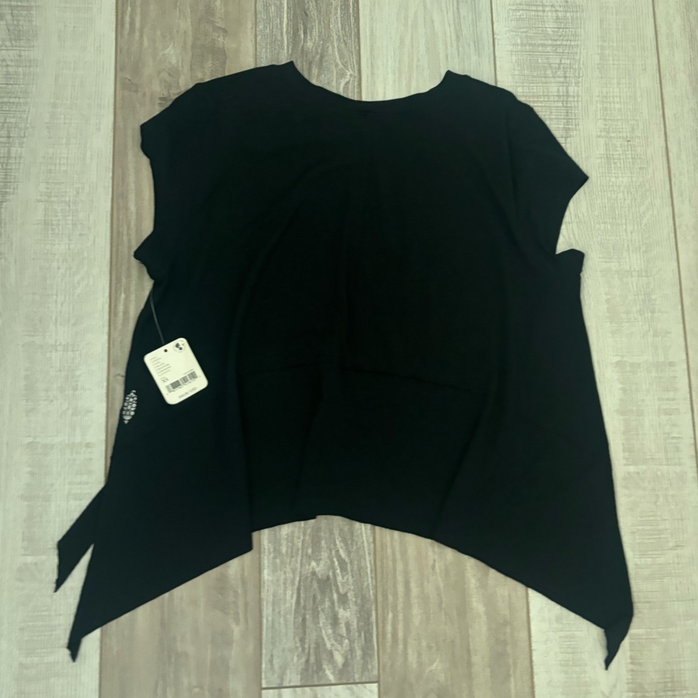 FP Movement by Free People Black Short-Sleeve Relaxed Tee